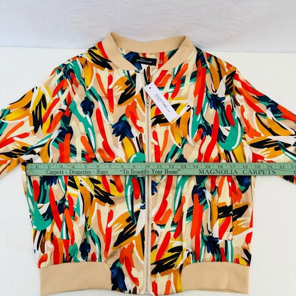 Good time U.S.A Colorful Patterned Women's Jacket - Picture 6 of 7